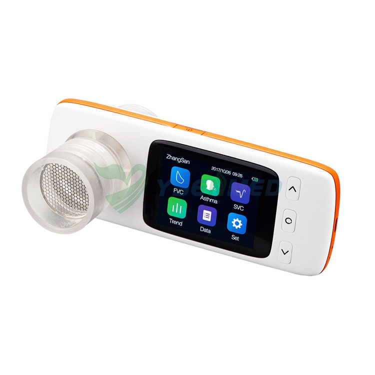 Handheld Portable Pulmonary Lung Function Tests Analyzer Spirometer ...